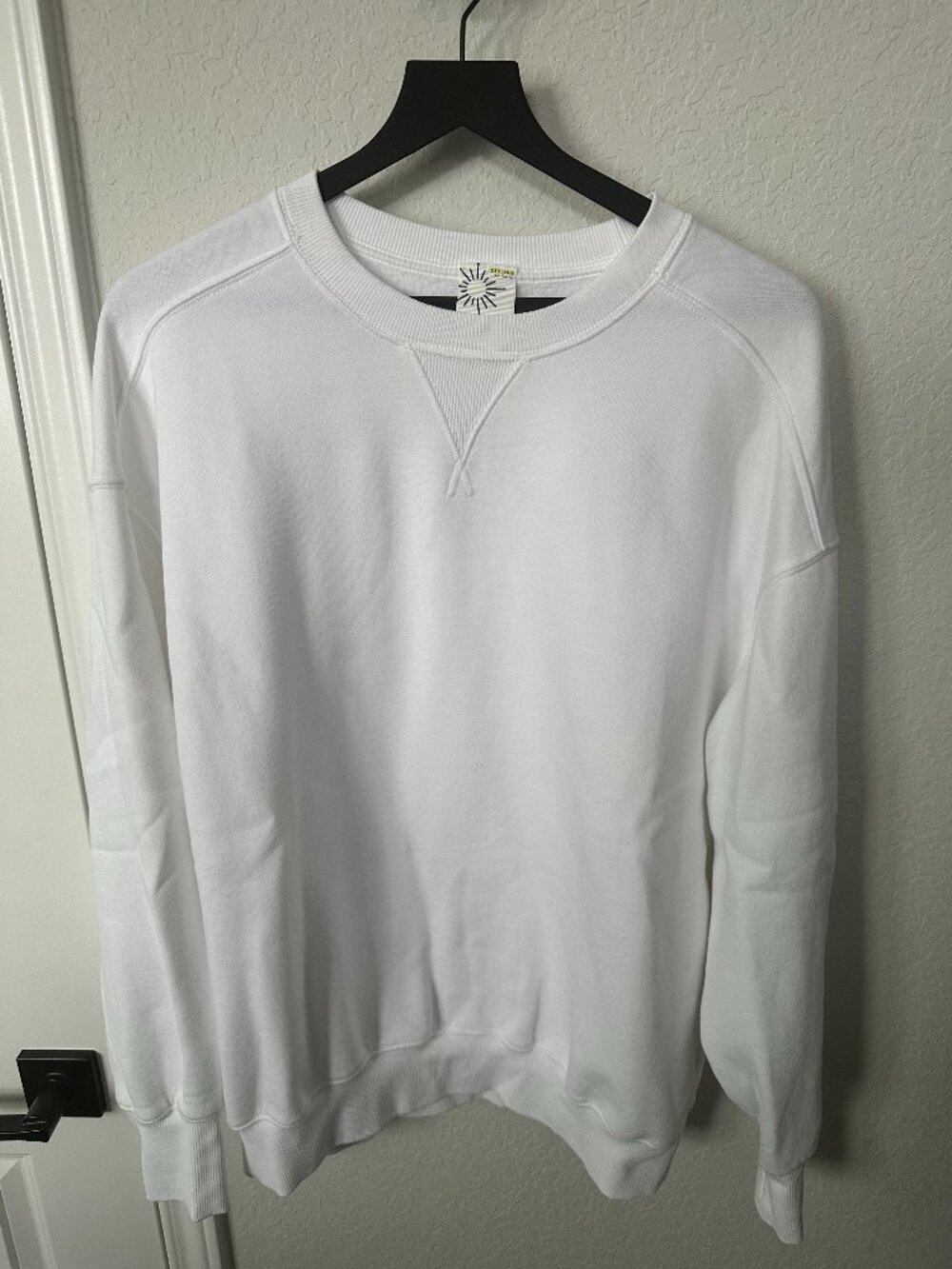 Brand New White OFFLINE By Aerie Cloud Fleece Oversized Crewneck Sweatshirt